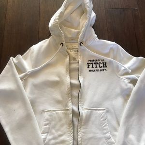 Abercrombie & Fitch zip up sweater with hoodie